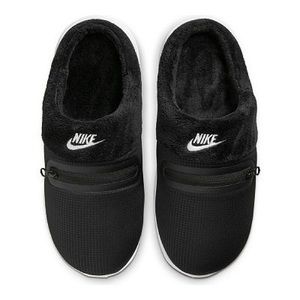 Mens Nike Burrow Slippers Black/white size 9.5